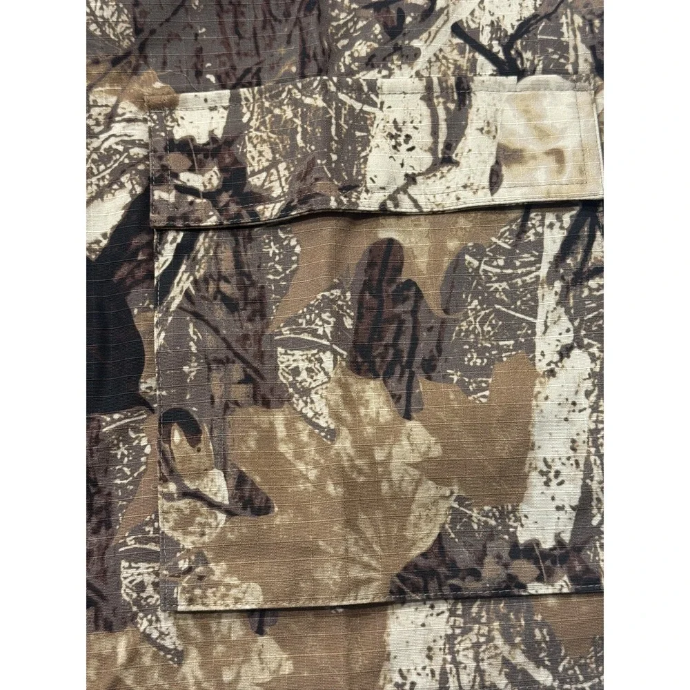 Adidas OG Camo Vest Men's M Brown Camouflage Full Zip Cotton KD6258